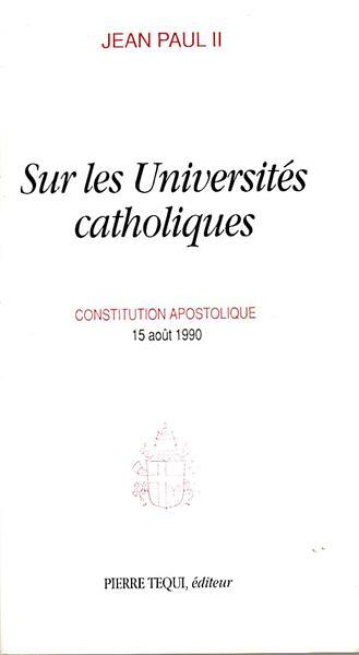 Sur les Universités catholiques