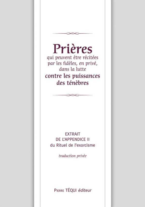 Prières contre les puissances des ténèbres