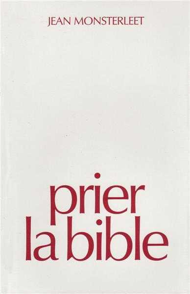 Prier la Bible