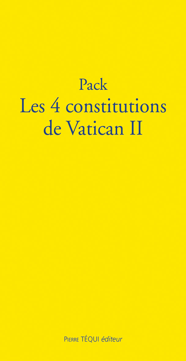 PACK LES 4 CONSTITUTIONS DE VATICAN II