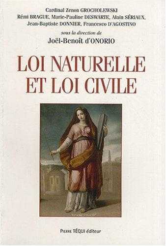 Loi naturelle et loi civile