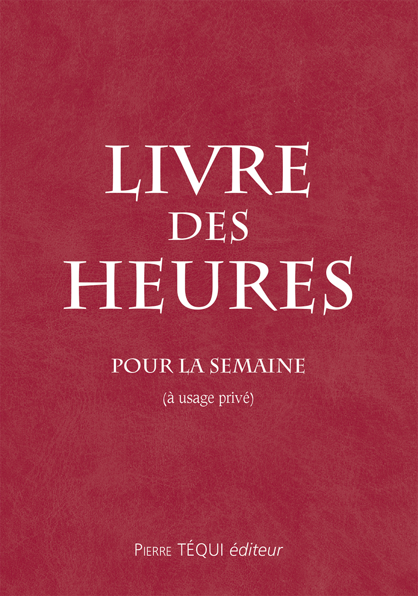 Livre des heures pour la semaine