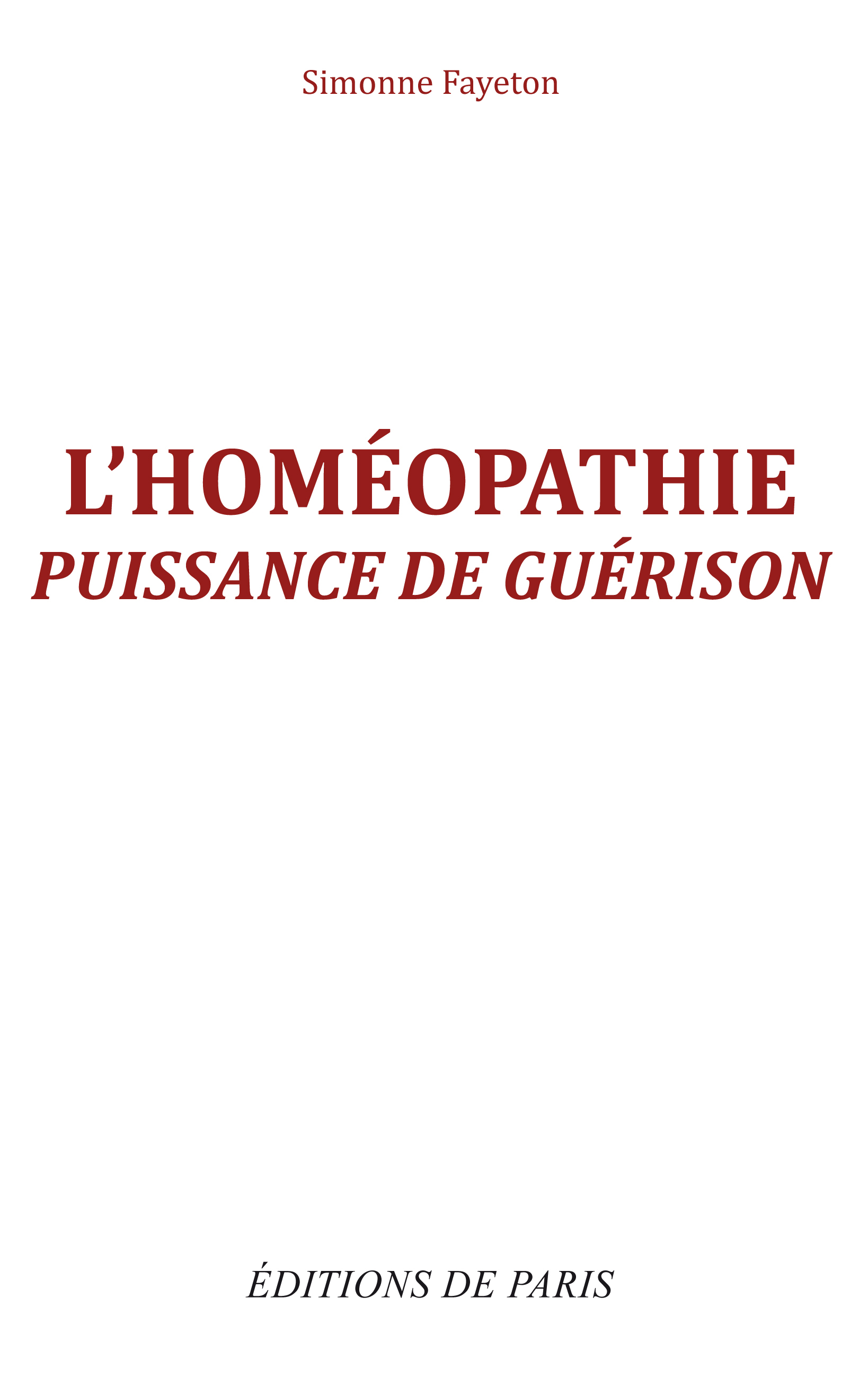 L'homéopathie