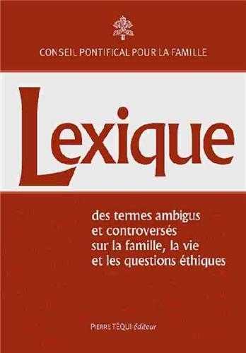 Lexique des termes ambigus et controversés