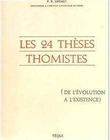 Les 24 thèses thomistes