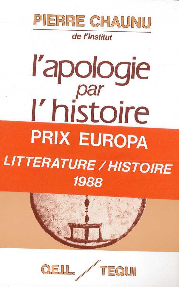 L'apologie par l'histoire