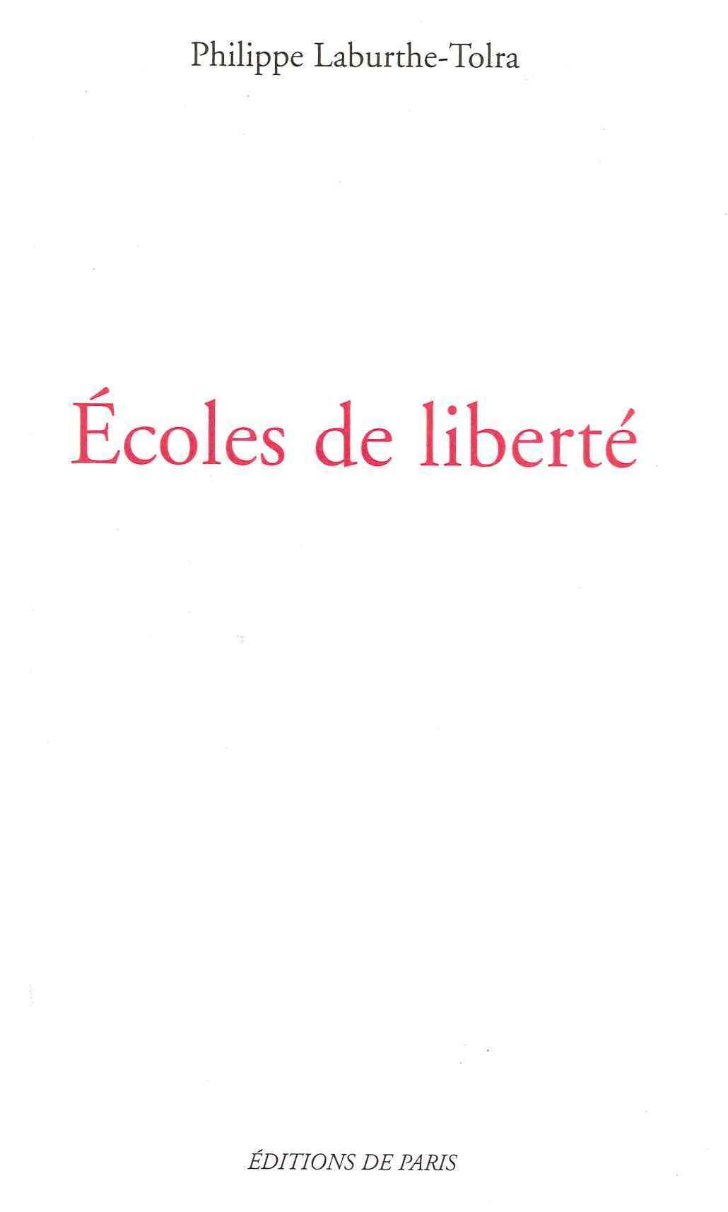 Écoles de liberté