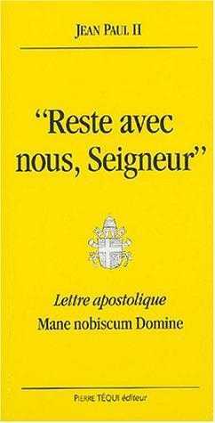 « Reste avec nous, Seigneur »