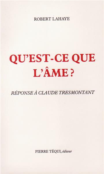 Qu'est ce que l'âme ?