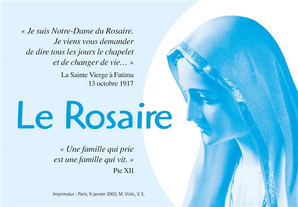 Dépliant Le Rosaire