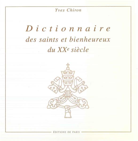 Dictionnaire des saints et bienheureux du XXe siècle