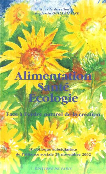 Alimentation, santé, écologie