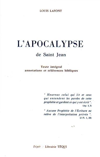 L'apocalypse de saint Jean