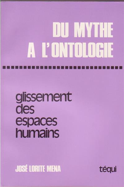 Du mythe à l'ontologie