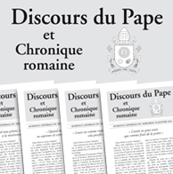 ABONNEMENT DISCOURS DU PAPE 1 AN - NUMÉRIQUE