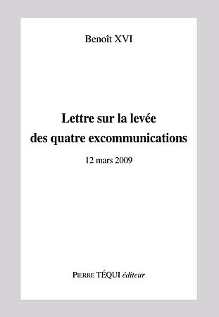 Lettre sur la levée des quatre excommunications