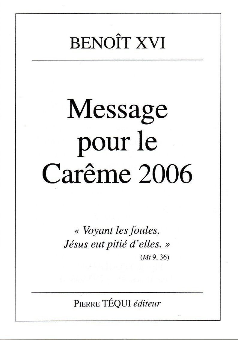 Message Carême 2006