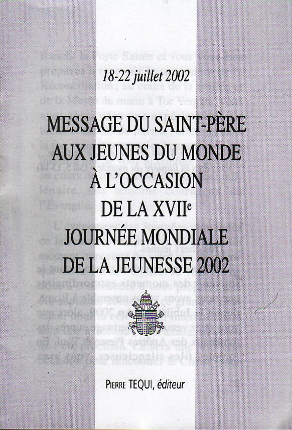 MESSAGE JMJ 2002