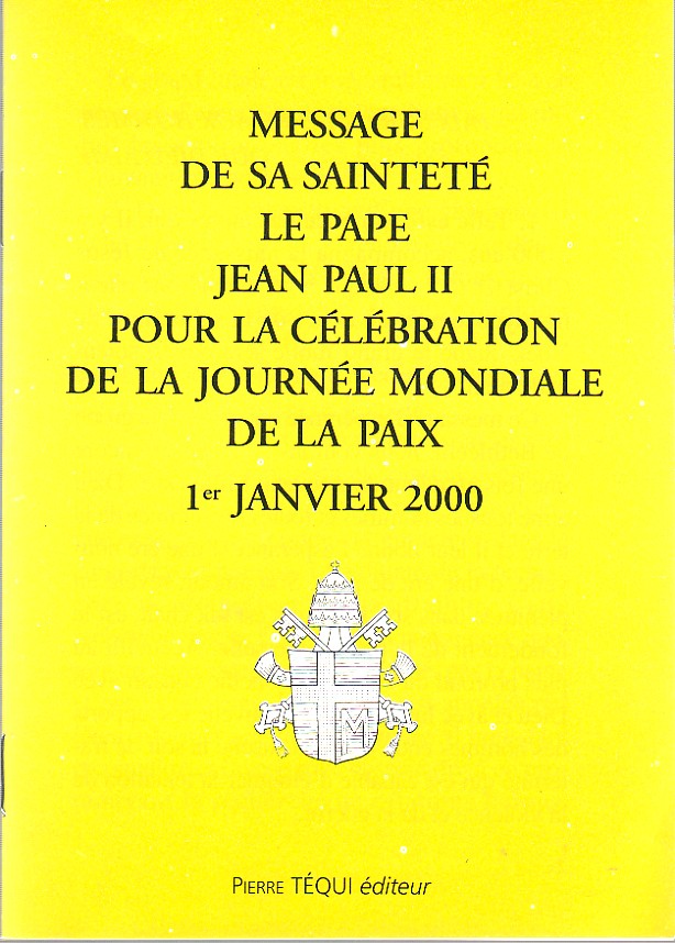 MESSAGE JOURNEE PAIX 2000