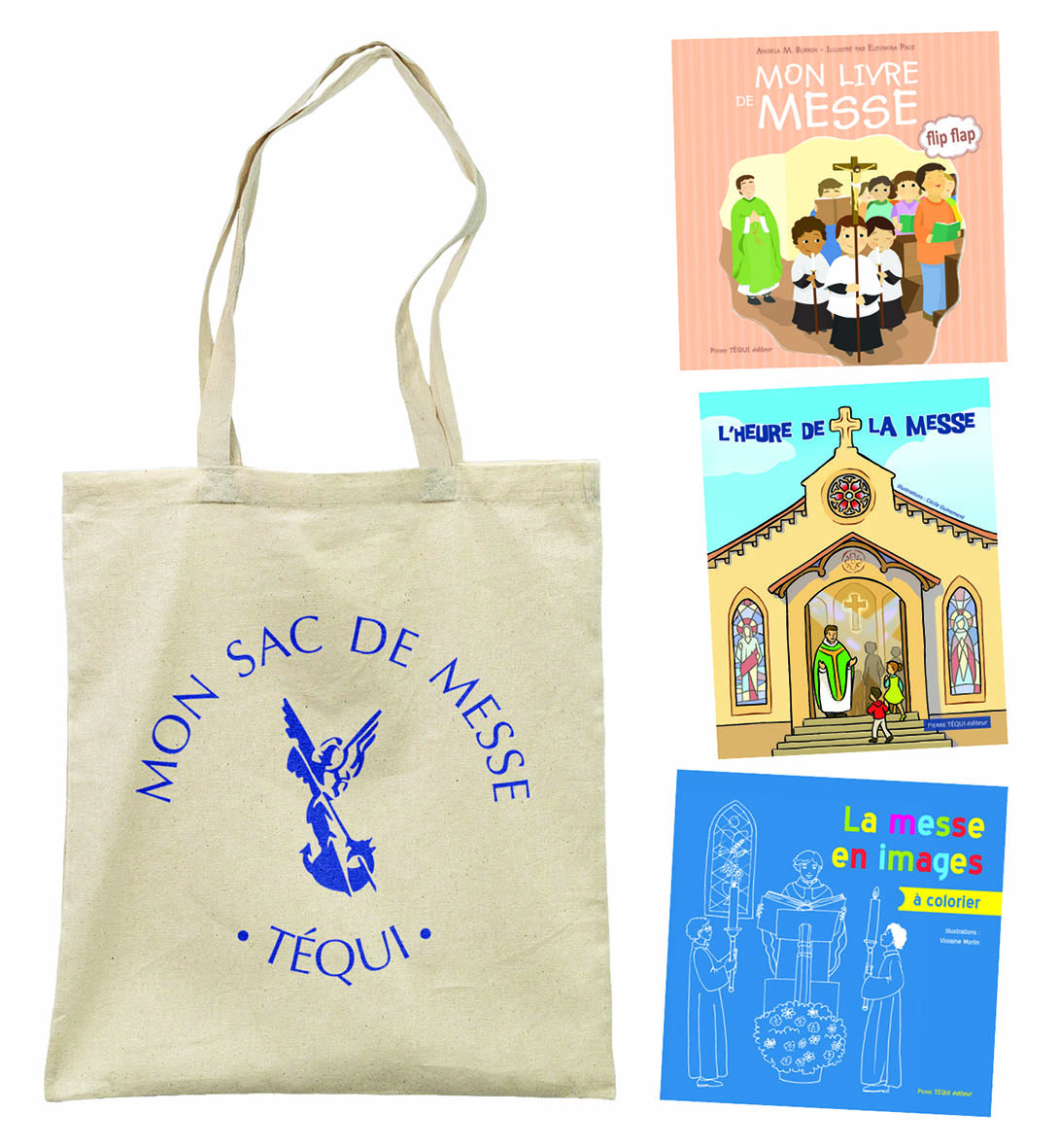 MON SAC DE MESSE - PACK DE 3 LIVRES