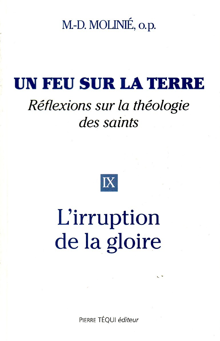 Un feu sur la terre, réflexions sur la théologie des saints (Tome 9)